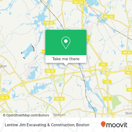 Mapa de Lentine Jim Excavating & Construction