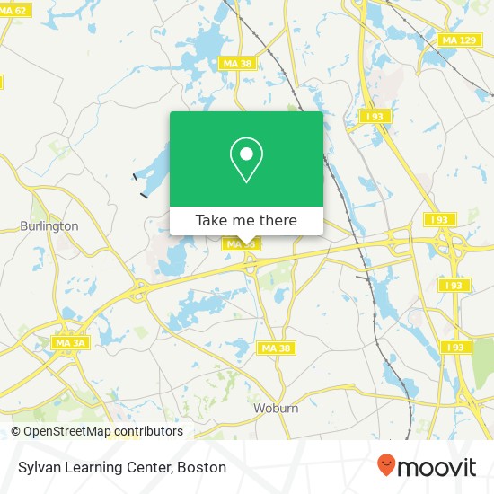 Mapa de Sylvan Learning Center