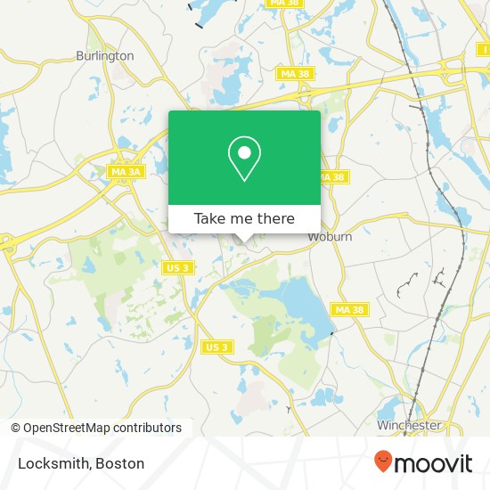 Locksmith map