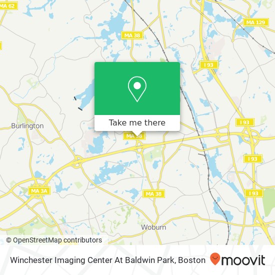 Mapa de Winchester Imaging Center At Baldwin Park