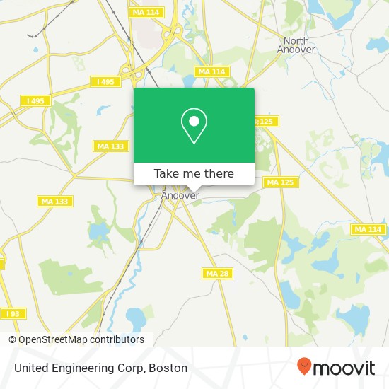 Mapa de United Engineering Corp