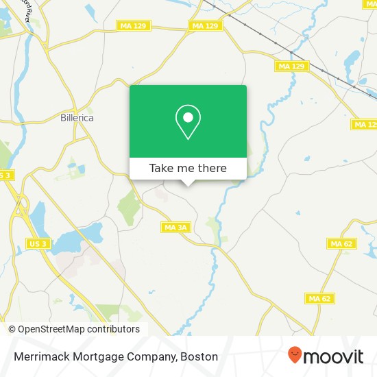 Mapa de Merrimack Mortgage Company