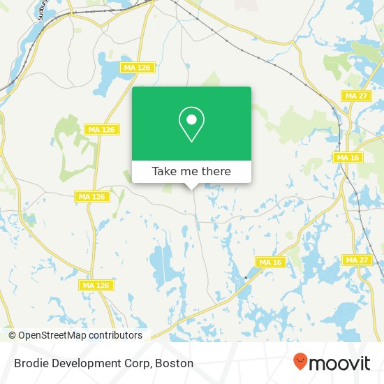 Brodie Development Corp map