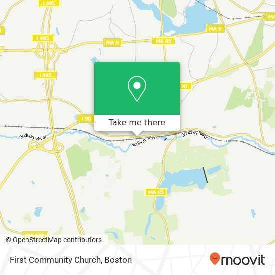 Mapa de First Community Church