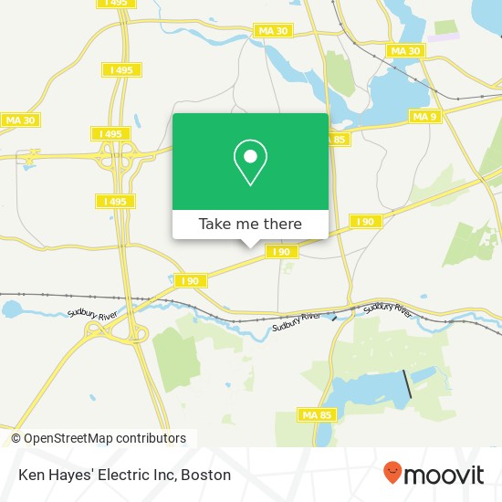 Mapa de Ken Hayes' Electric Inc