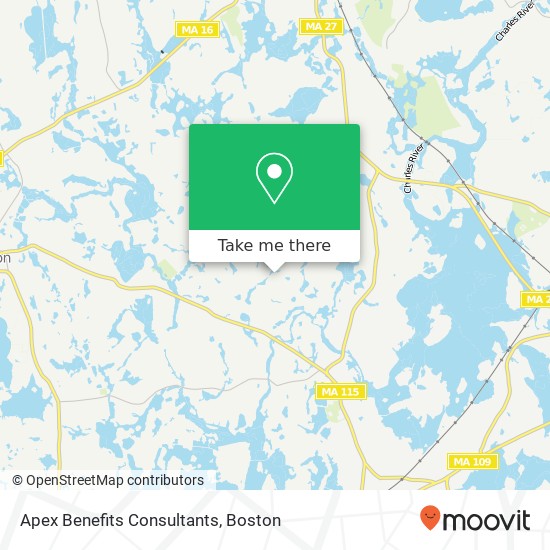 Apex Benefits Consultants map