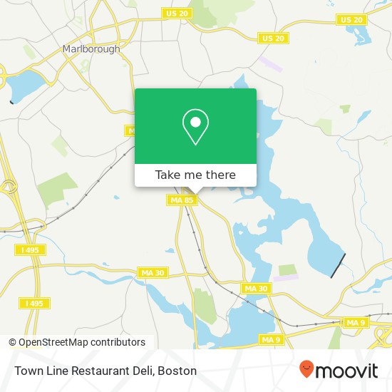 Town Line Restaurant Deli map