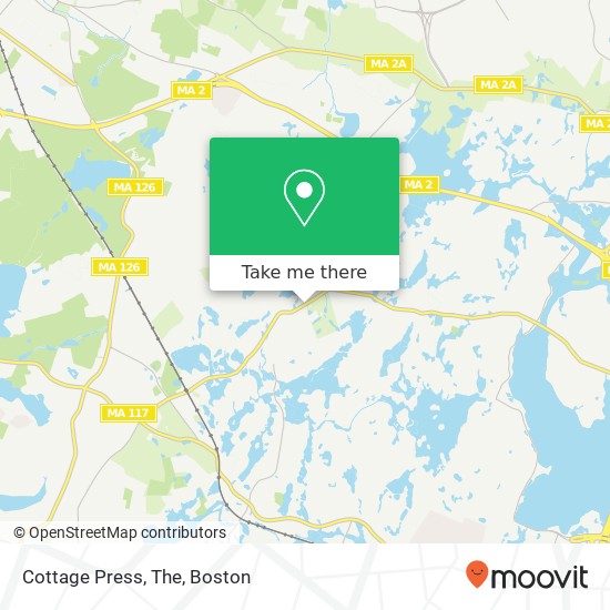Mapa de Cottage Press, The