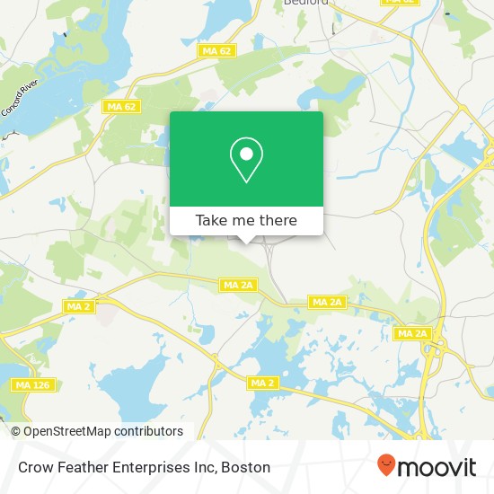 Crow Feather Enterprises Inc map