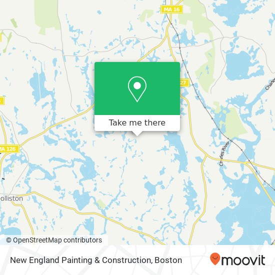 Mapa de New England Painting & Construction