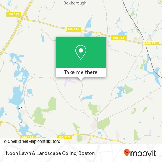 Noon Lawn & Landscape Co Inc map