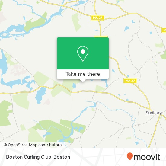 Boston Curling Club map