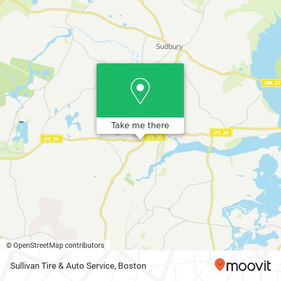 Sullivan Tire & Auto Service map