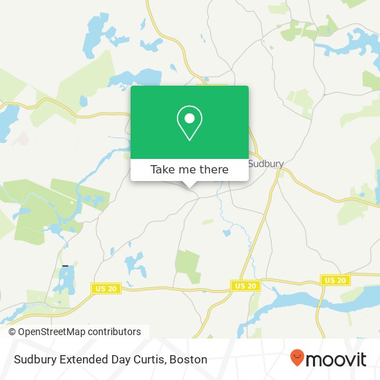 Mapa de Sudbury Extended Day Curtis