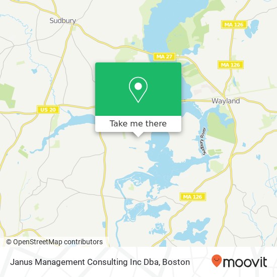 Mapa de Janus Management Consulting Inc Dba