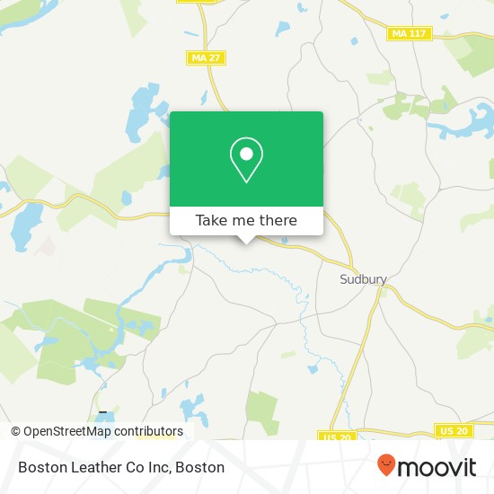 Boston Leather Co Inc map