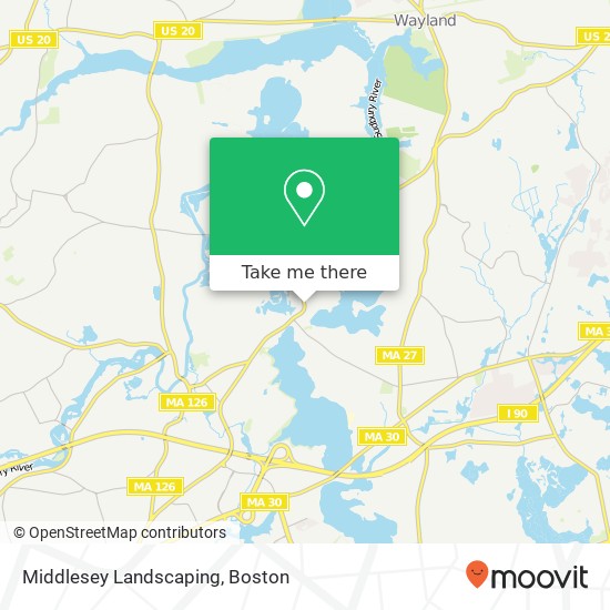 Middlesey Landscaping map