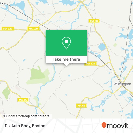 Dix Auto Body map