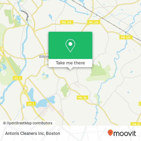 Anton's Cleaners Inc map