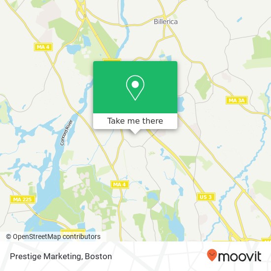 Prestige Marketing map