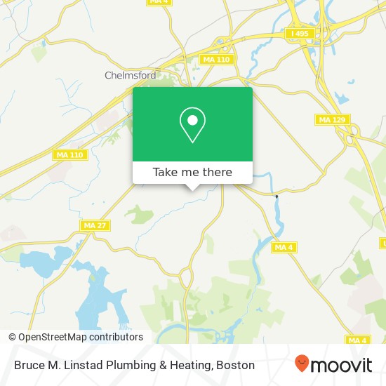 Mapa de Bruce M. Linstad Plumbing & Heating