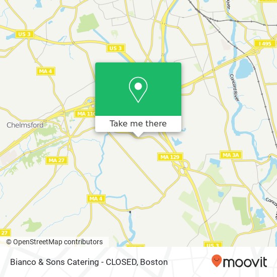 Mapa de Bianco & Sons Catering - CLOSED