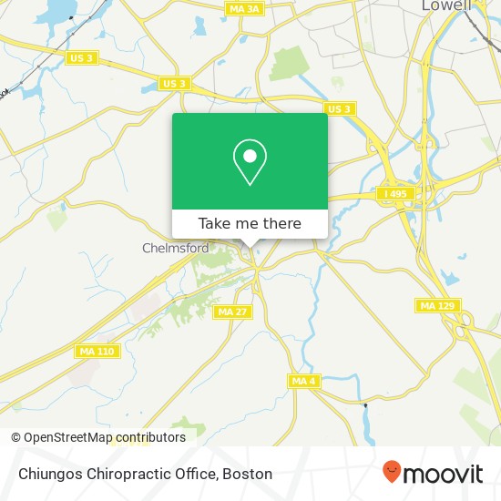 Mapa de Chiungos Chiropractic Office