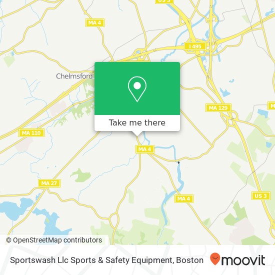 Mapa de Sportswash Llc Sports & Safety Equipment