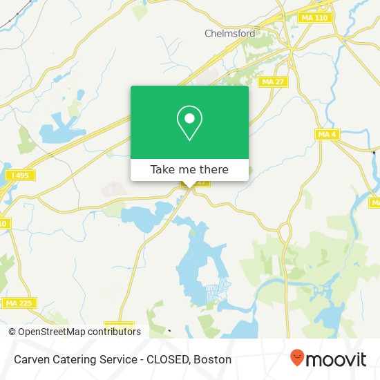 Mapa de Carven Catering Service - CLOSED