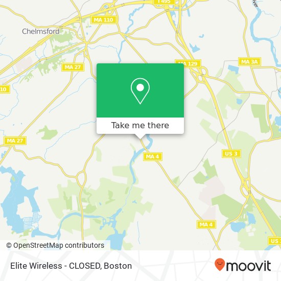 Elite Wireless - CLOSED map