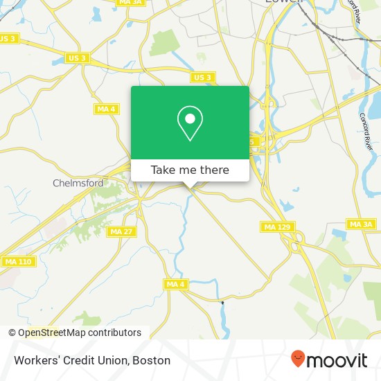 Mapa de Workers' Credit Union