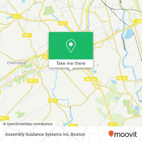 Mapa de Assembly Guidance Systems Inc