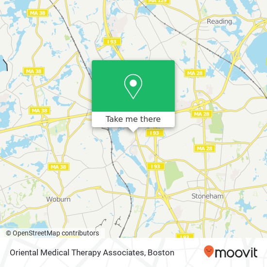 Oriental Medical Therapy Associates map