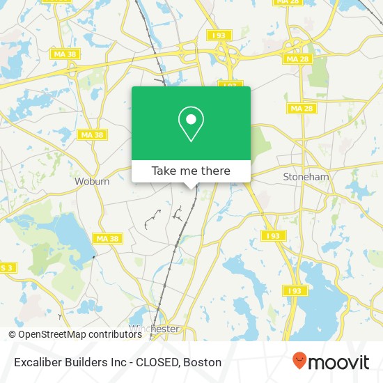 Mapa de Excaliber Builders Inc - CLOSED