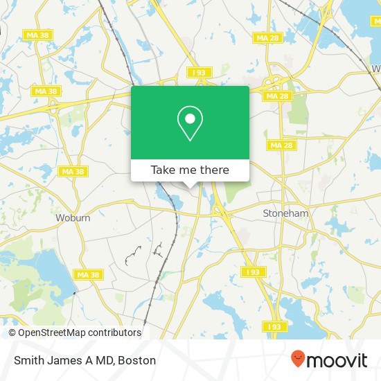 Smith James A MD map