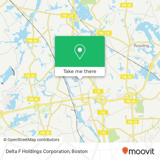 Mapa de Delta F Holdings Corporation