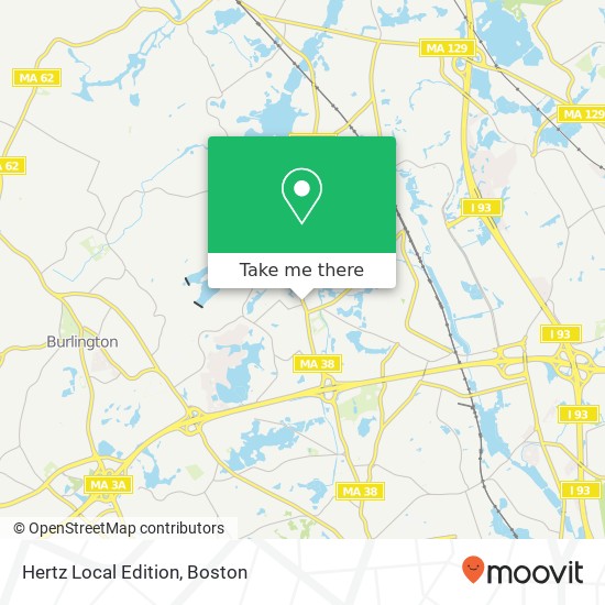 Hertz Local Edition map