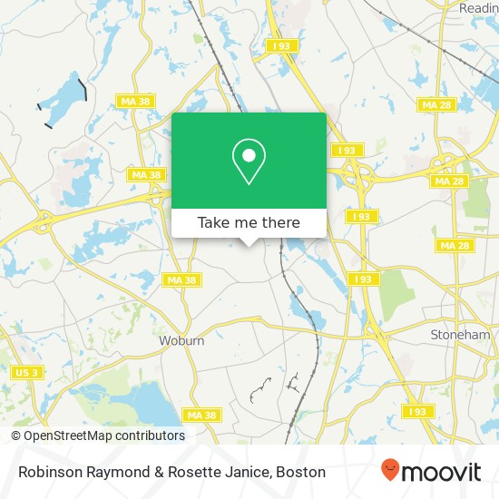 Robinson Raymond & Rosette Janice map
