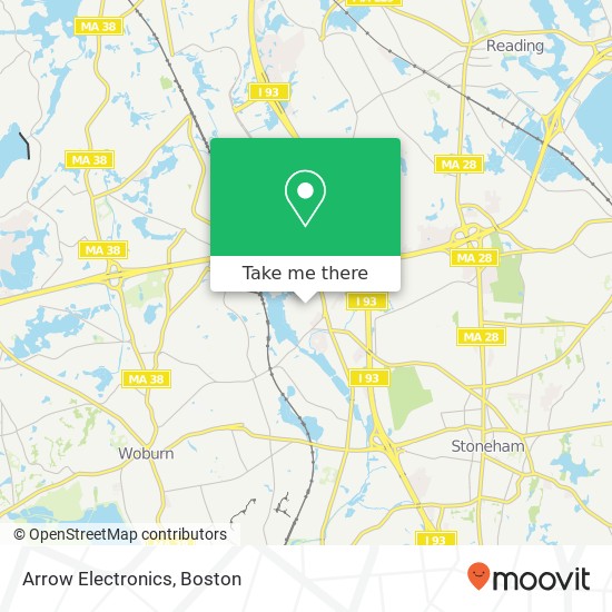 Arrow Electronics map