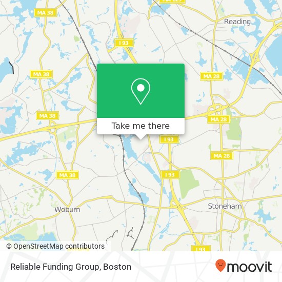 Reliable Funding Group map