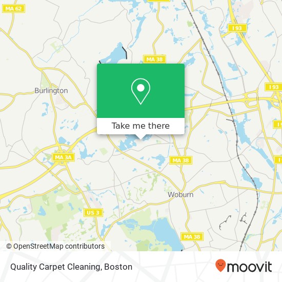 Quality Carpet Cleaning map