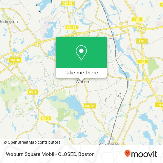 Woburn Square Mobil - CLOSED map