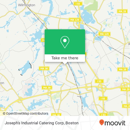 Joseph's Industrial Catering Corp map