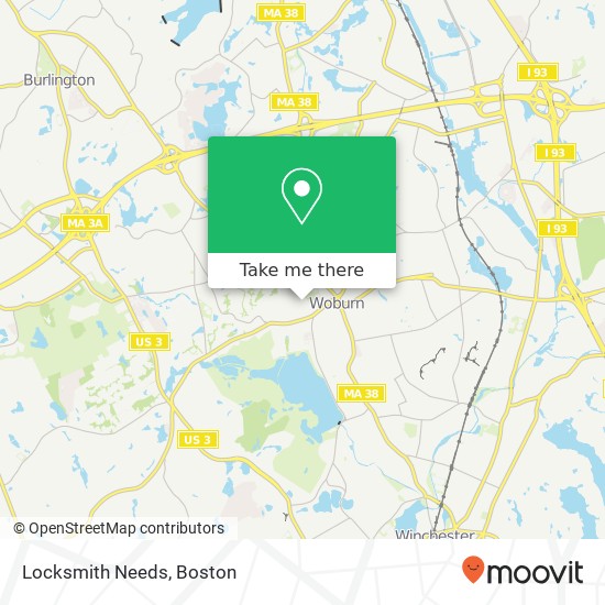 Locksmith Needs map