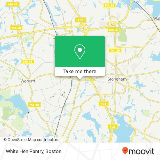 Mapa de White Hen Pantry