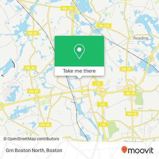 Mapa de Grn Boston North