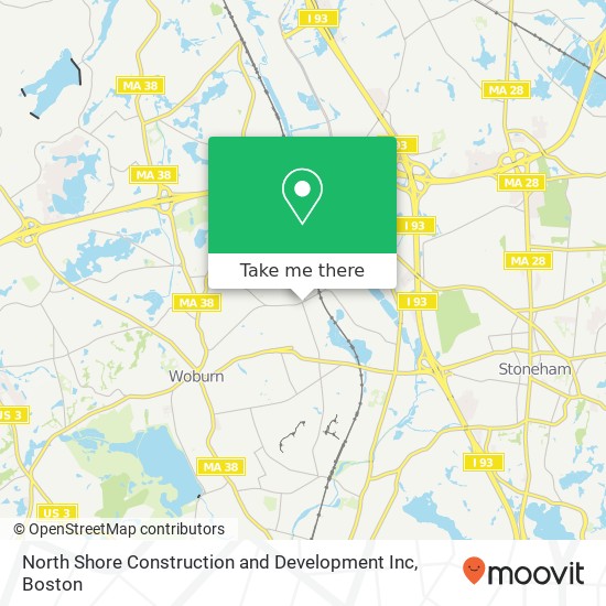North Shore Construction and Development Inc map