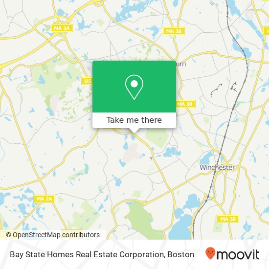 Mapa de Bay State Homes Real Estate Corporation