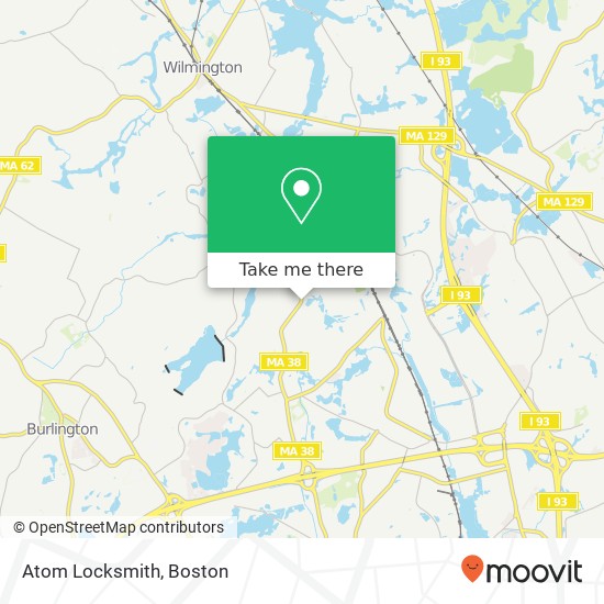 Atom Locksmith map