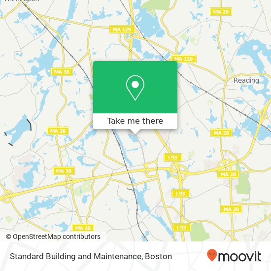 Mapa de Standard Building and Maintenance